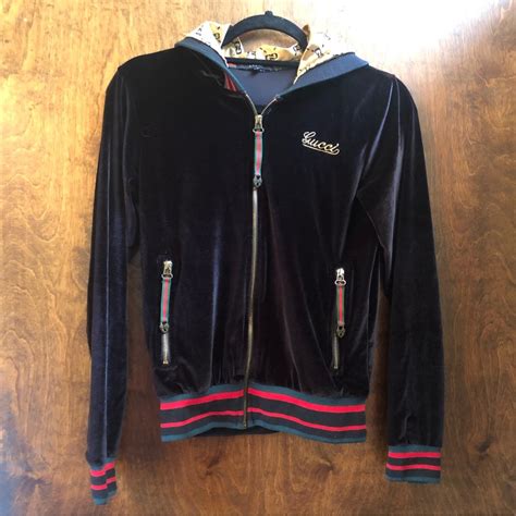 supreme gucci sweater|Gucci velour sweatsuit.